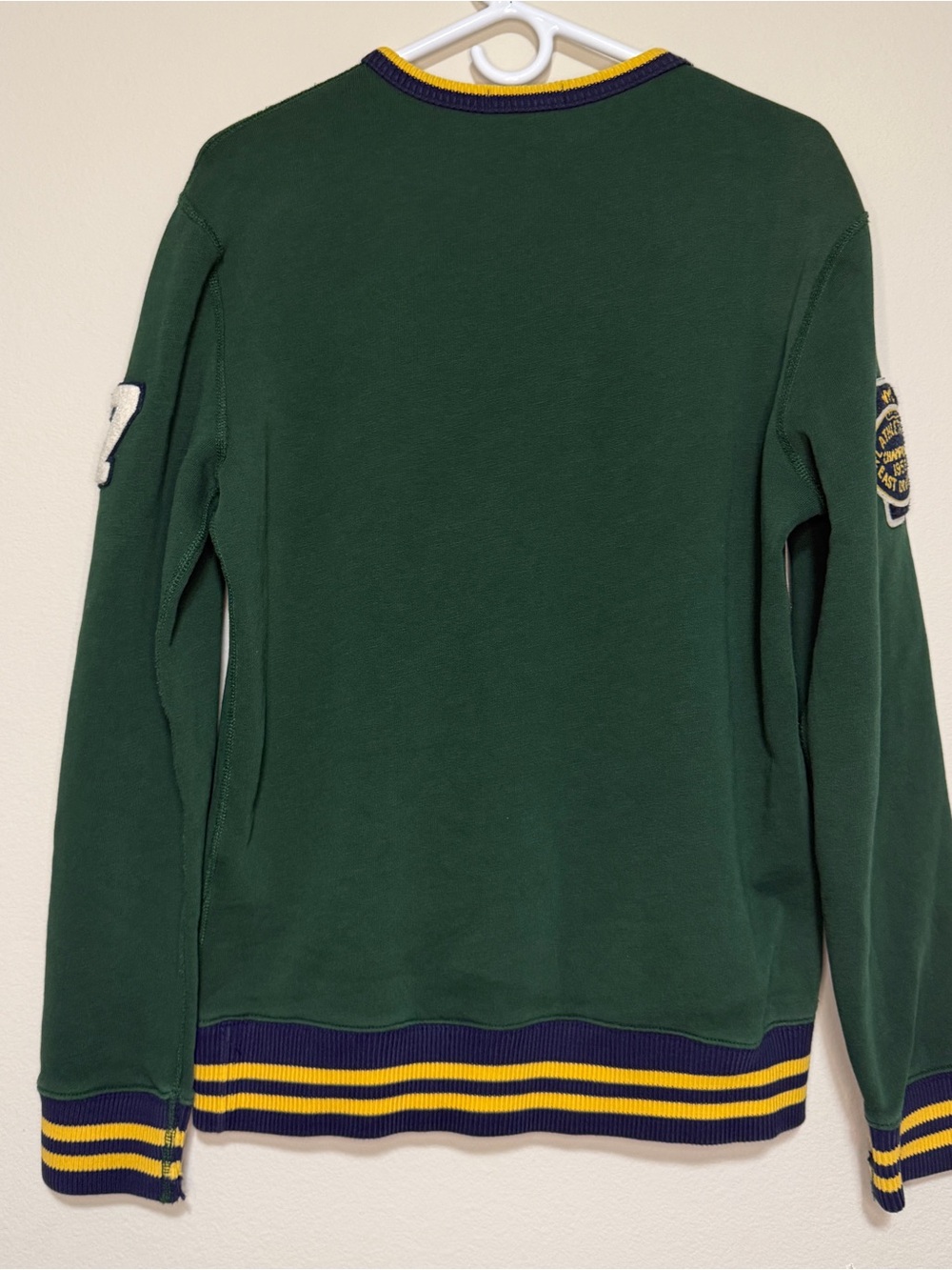 Polo Ralph Lauren Tiger Patch RL67 Sweatshirt Crewneck Varsity Football P Wing - Picture 5 of 6